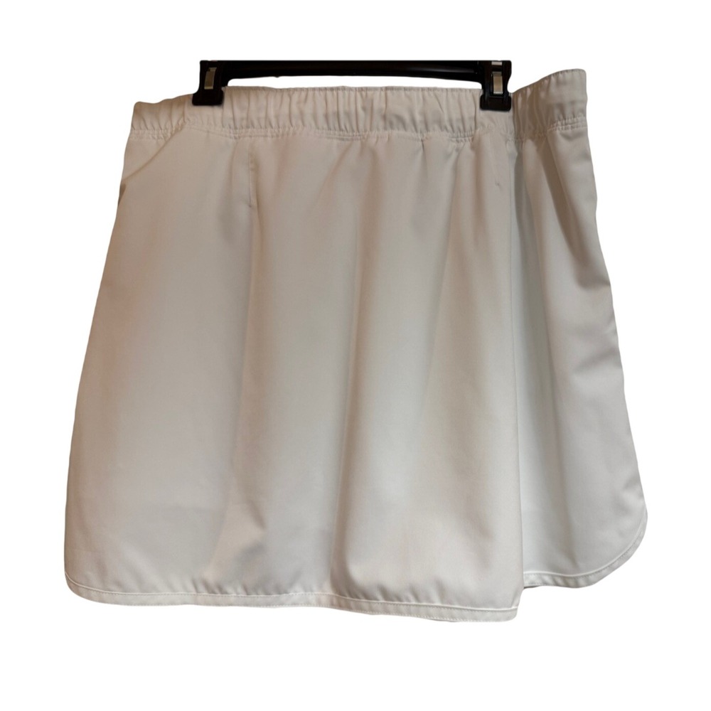 PGA Tour Womens XL White Athletic Golf Skort Tennis Skirt Activewear Shorts Swim